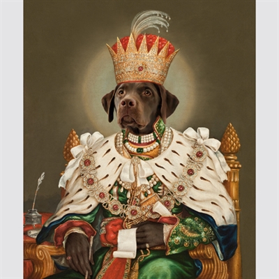 Custom Masterpiece of A King Dog,by myDaVinci - myDaVinci